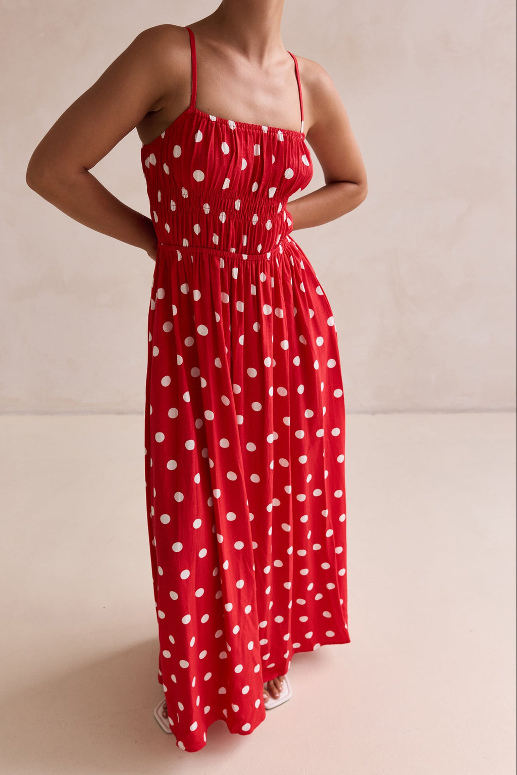 Clarissa Maxi Dress (Red)