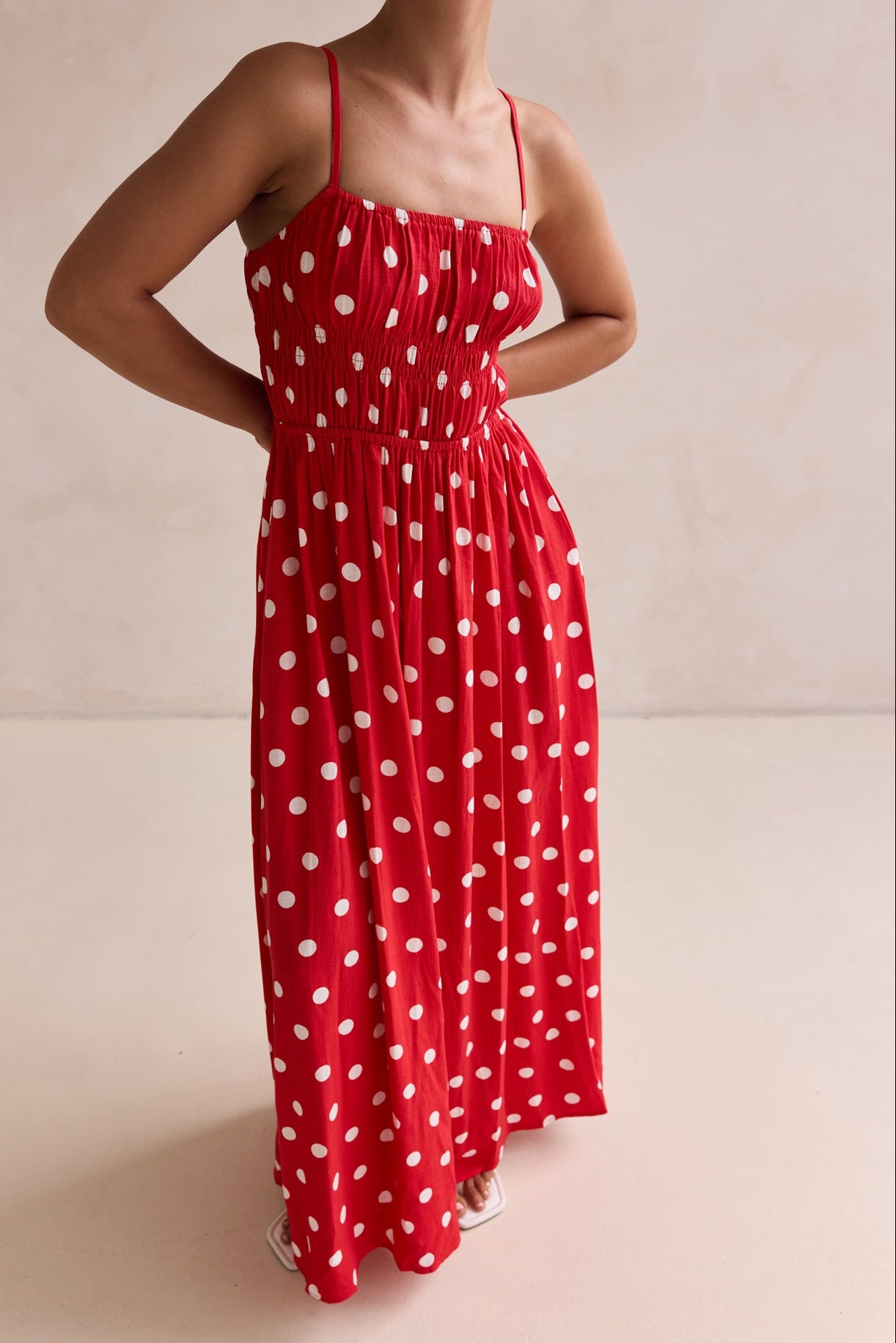 Clarissa Maxi Dress (Red)
