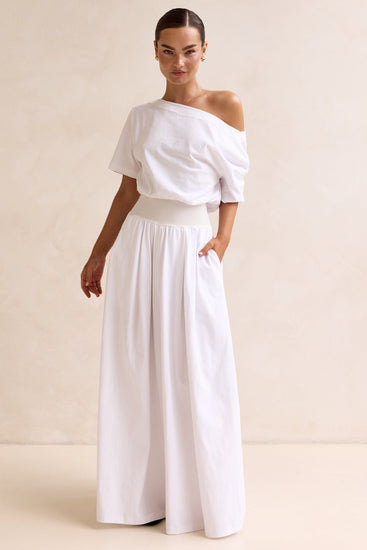 Kleo Maxi Dress (White)