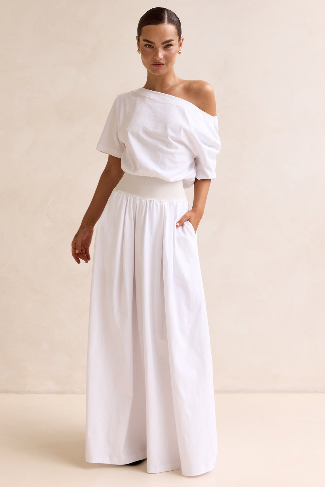 Kleo Maxi Dress (White)