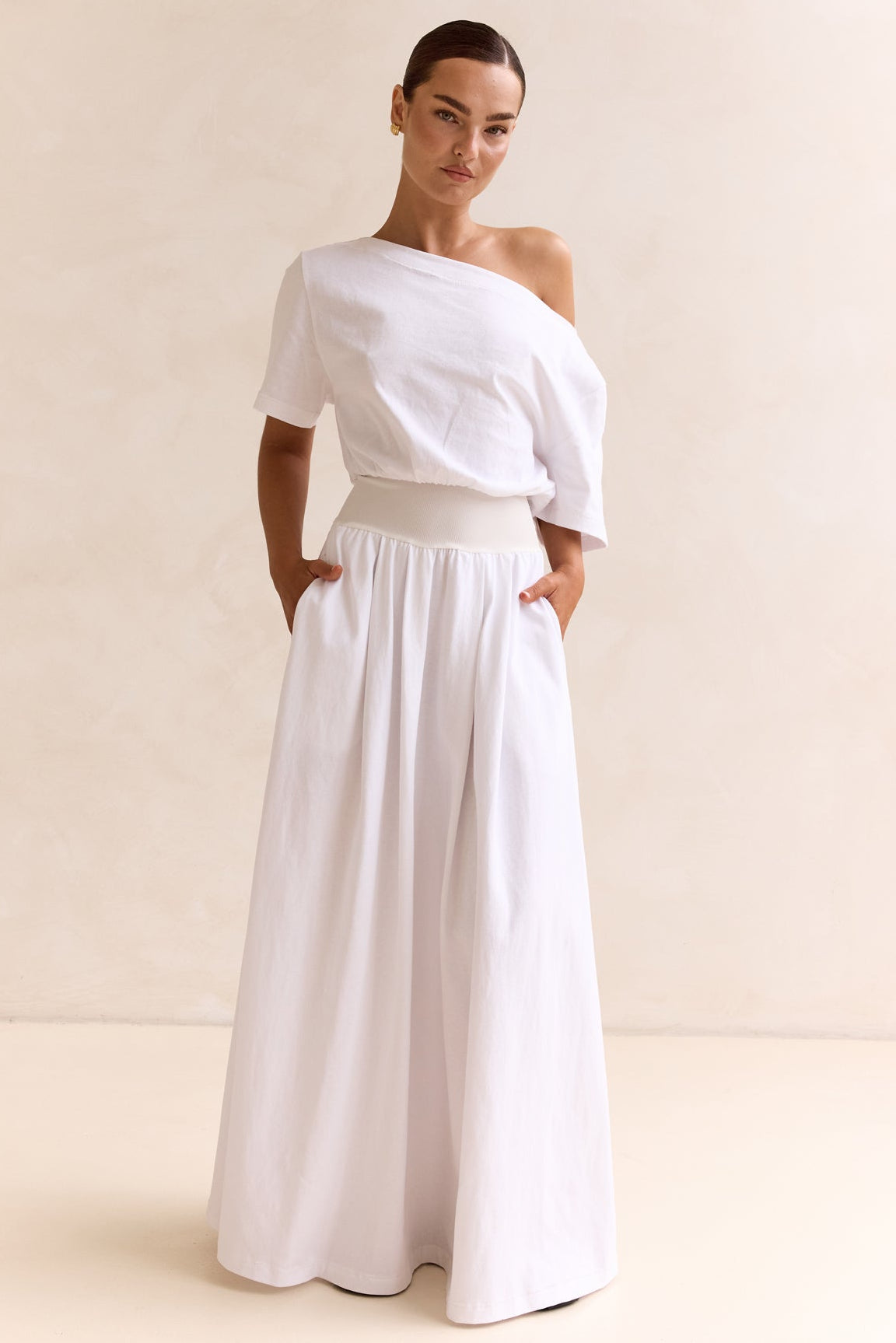 Kleo Maxi Dress (White)