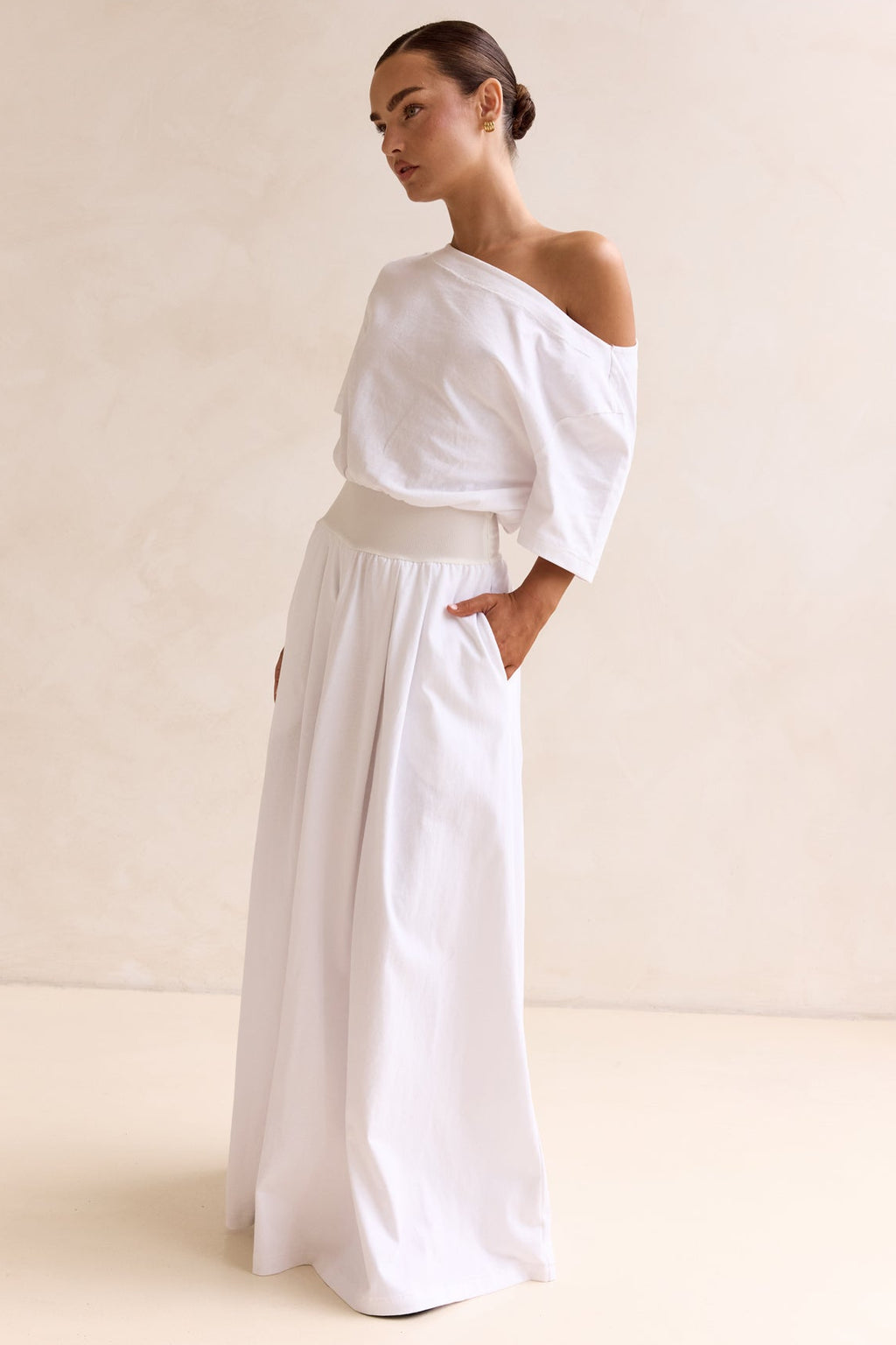 Kleo Maxi Dress (White)
