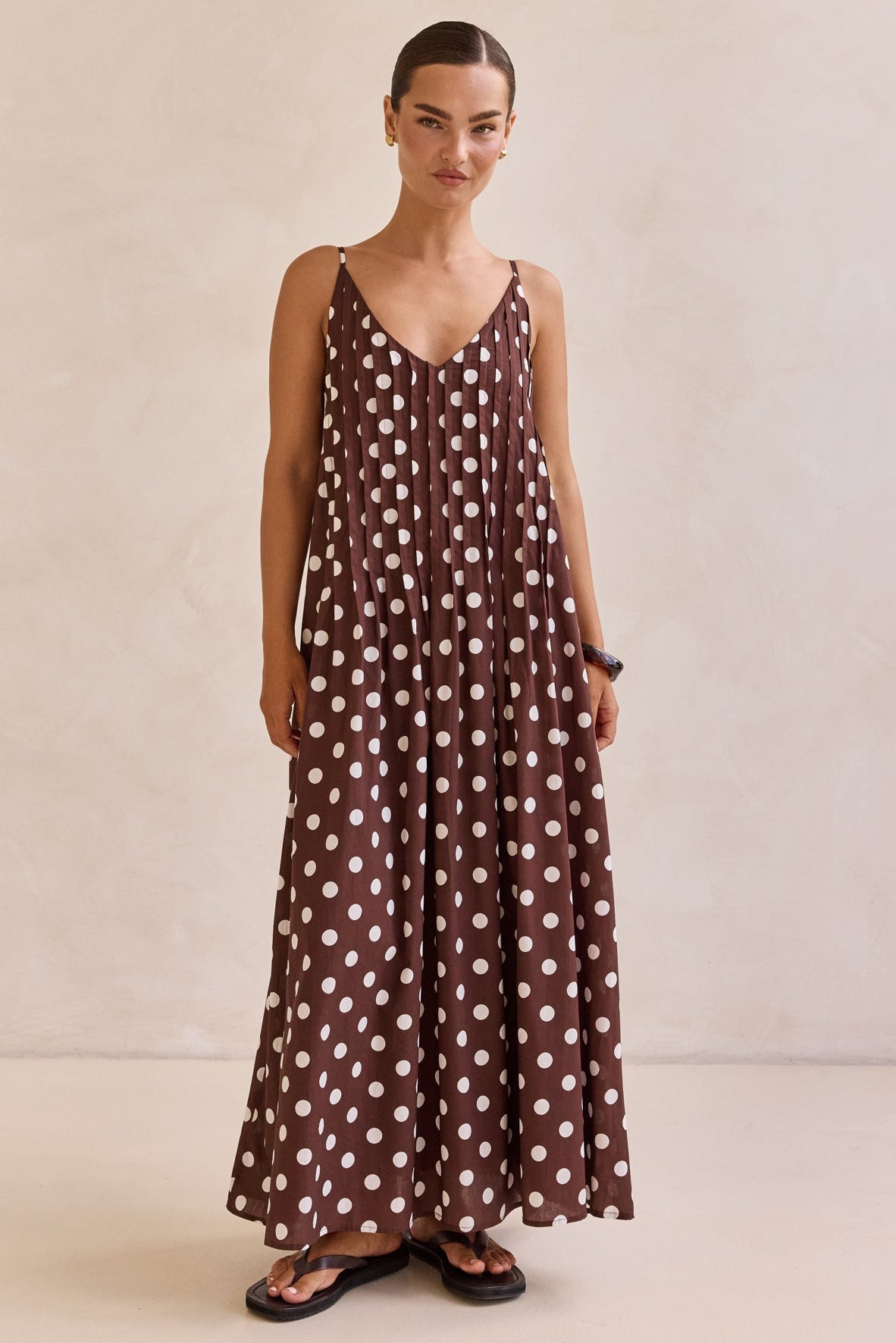 Conni Maxi Dress (Chocolate)