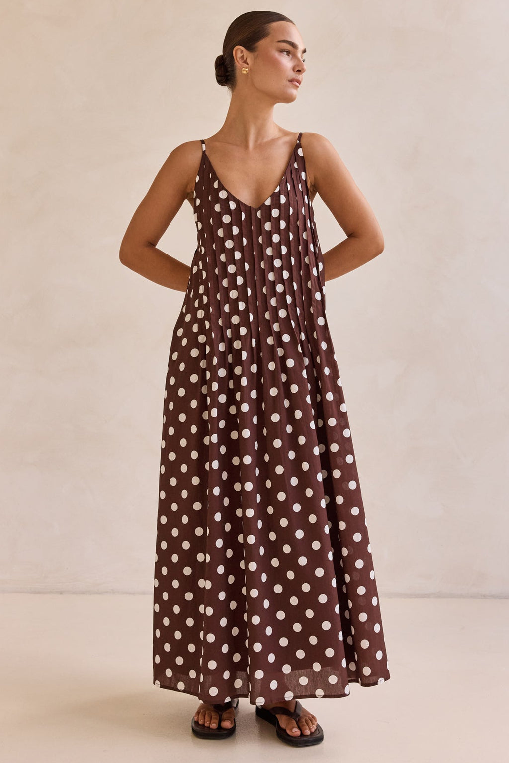 Conni Maxi Dress (Chocolate)