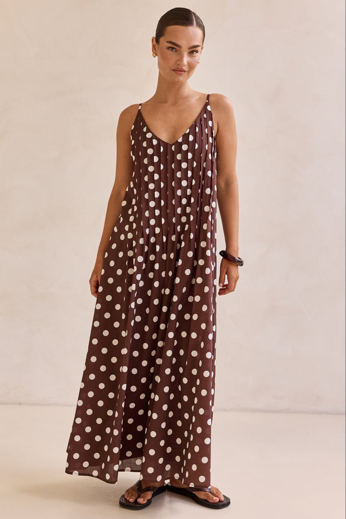 Conni Maxi Dress (Chocolate)