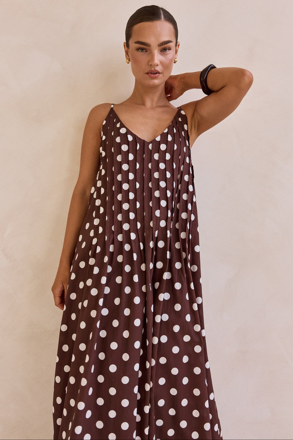 Conni Maxi Dress (Chocolate)