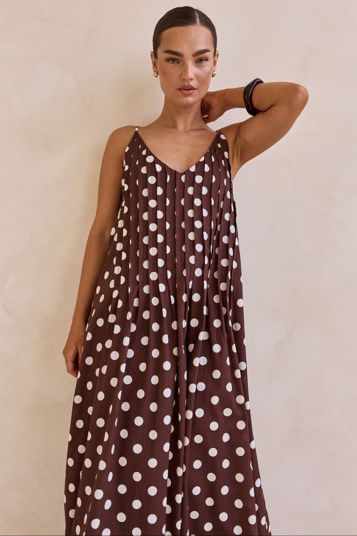 Conni Maxi Dress (Chocolate)
