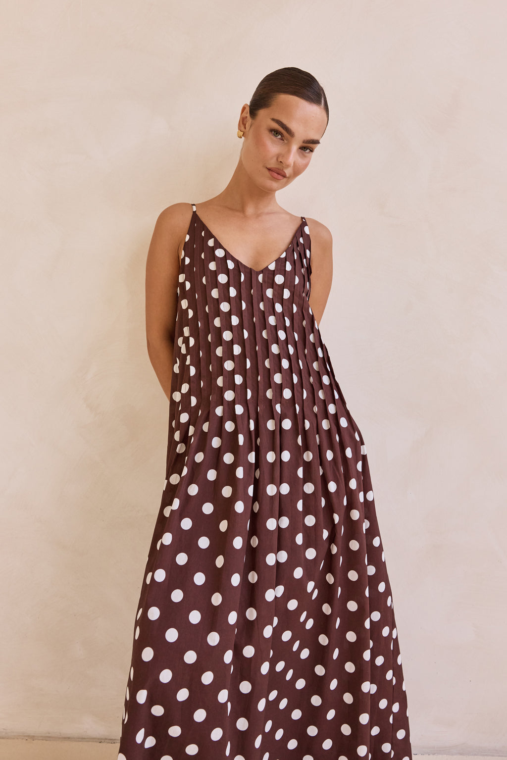 Conni Maxi Dress (Chocolate)