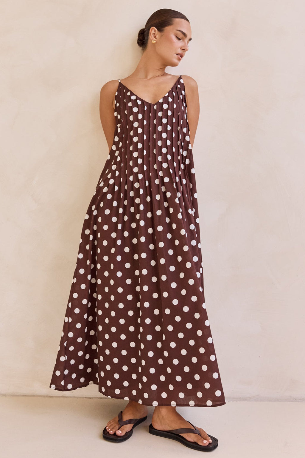 Conni Maxi Dress (Chocolate)