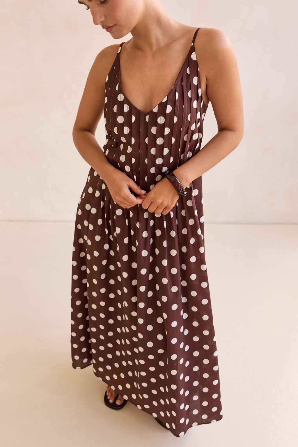 Conni Maxi Dress (Chocolate)