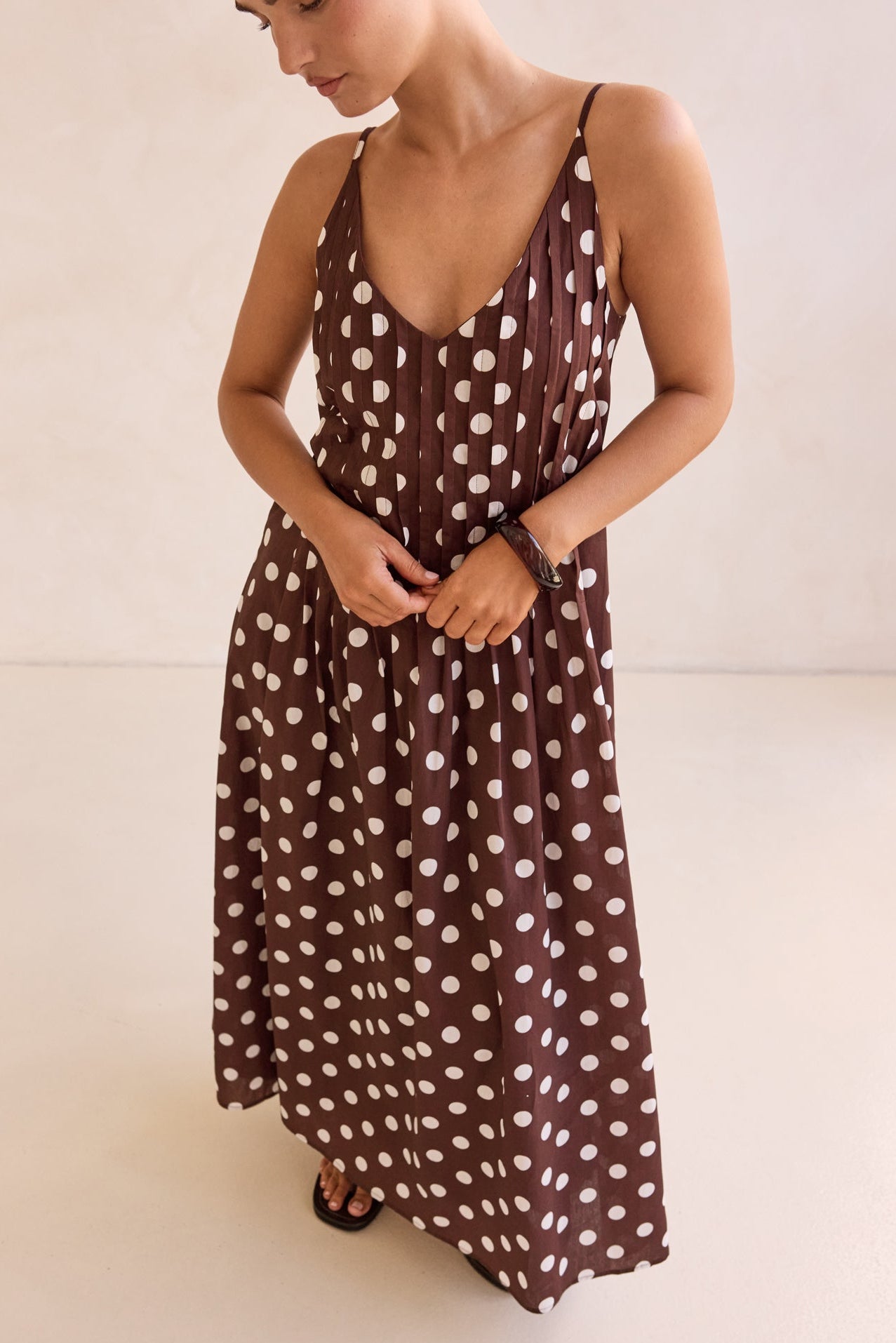 Conni Maxi Dress (Chocolate)
