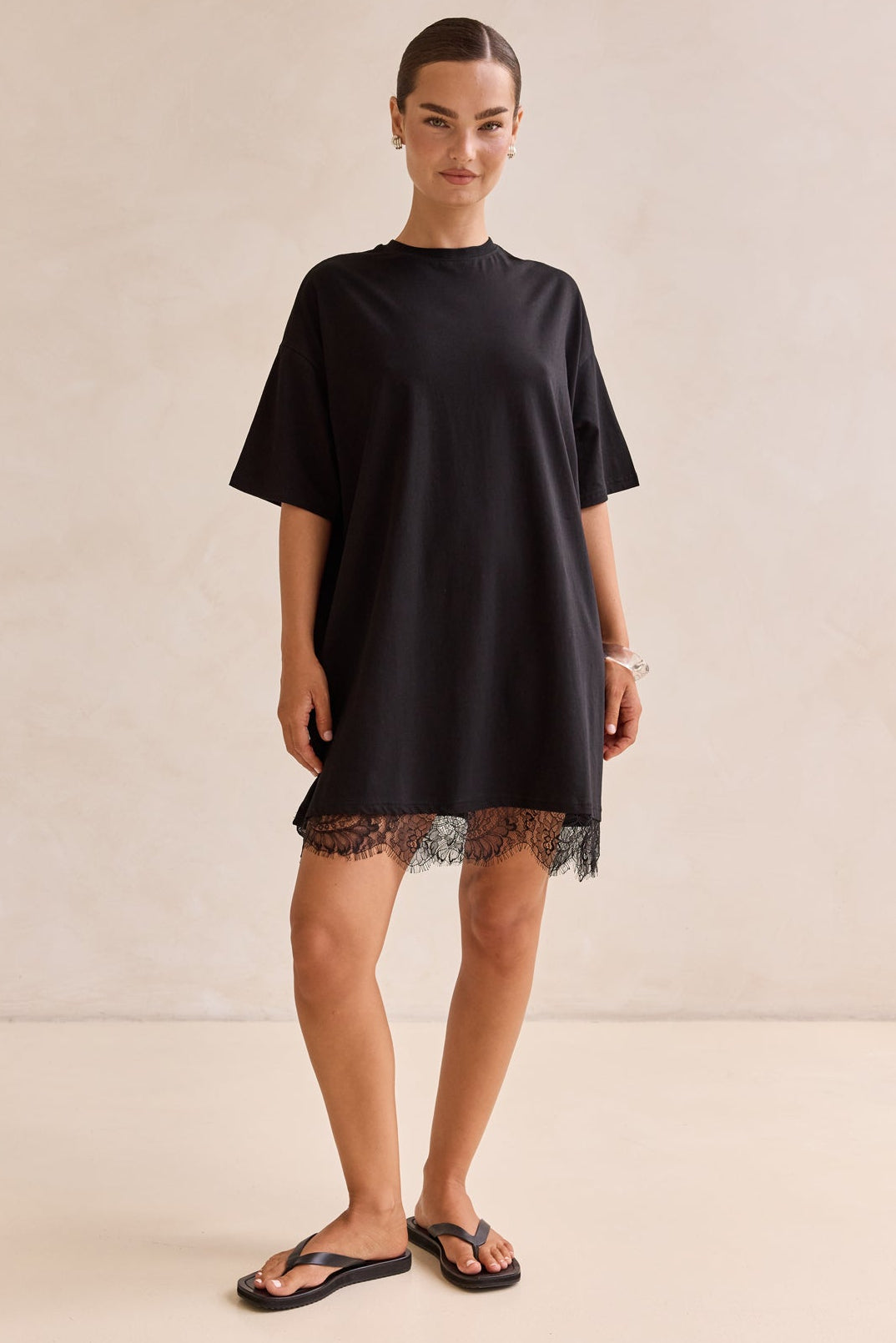 Edith Mini Dress (Black)