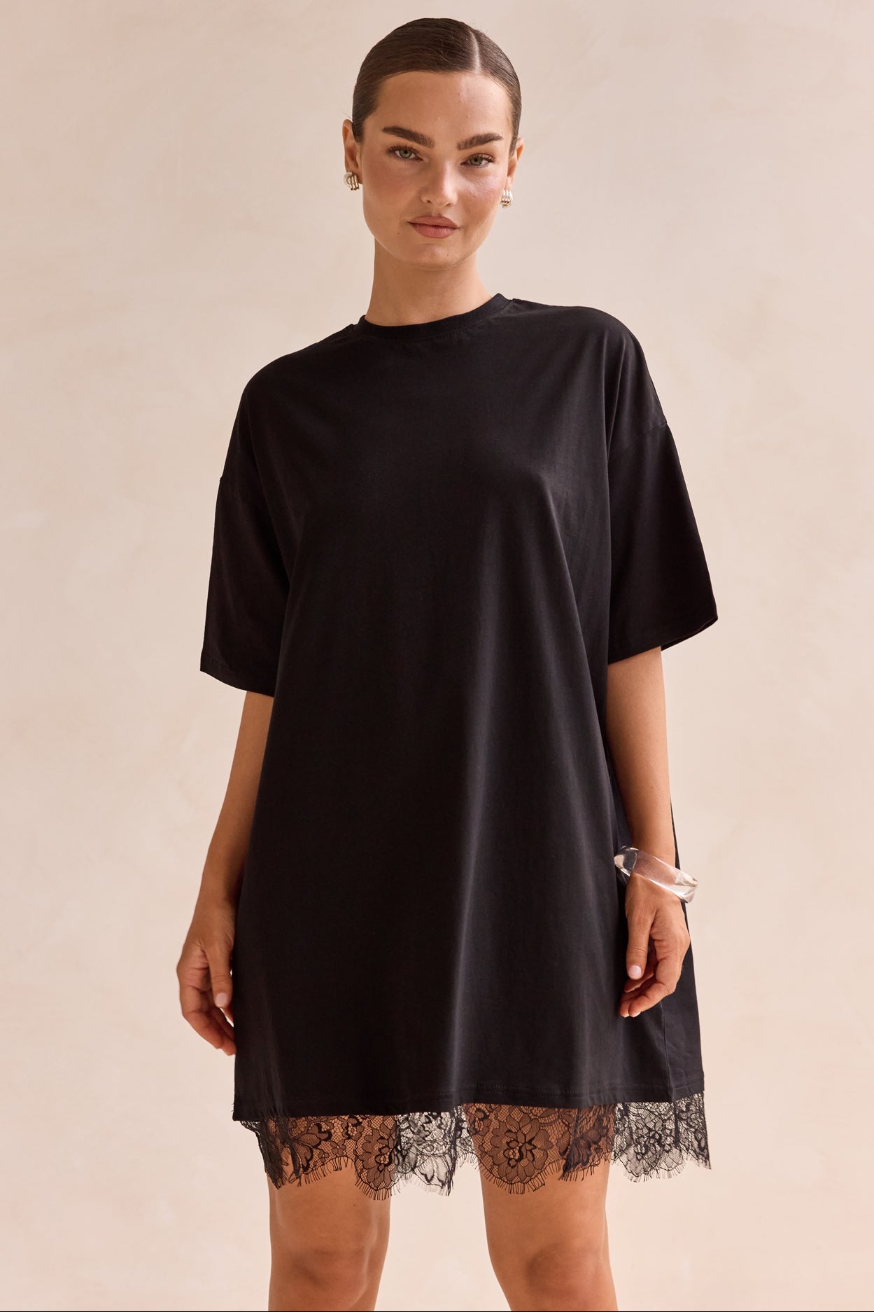 Edith Mini Dress (Black)