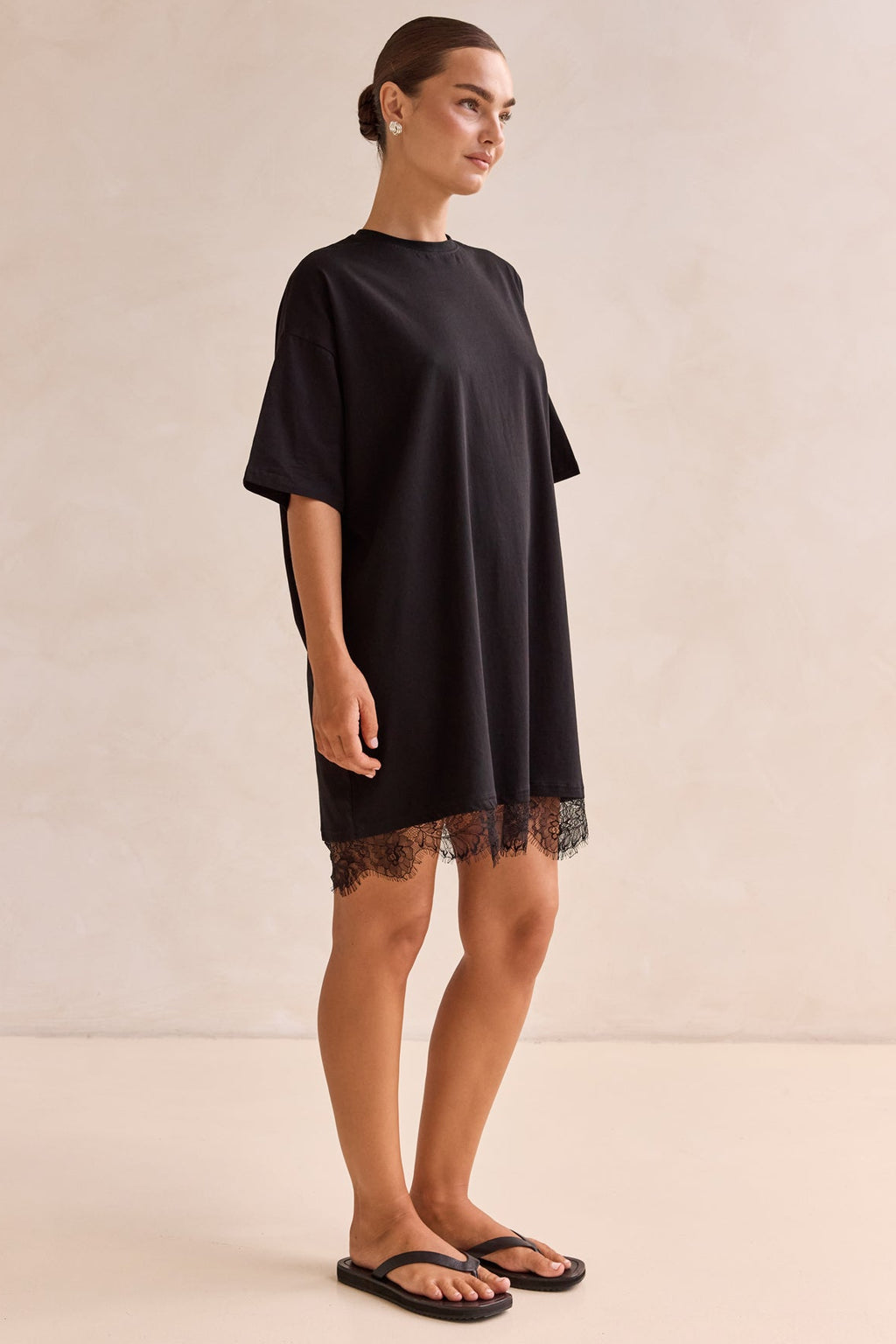 Edith Mini Dress (Black)