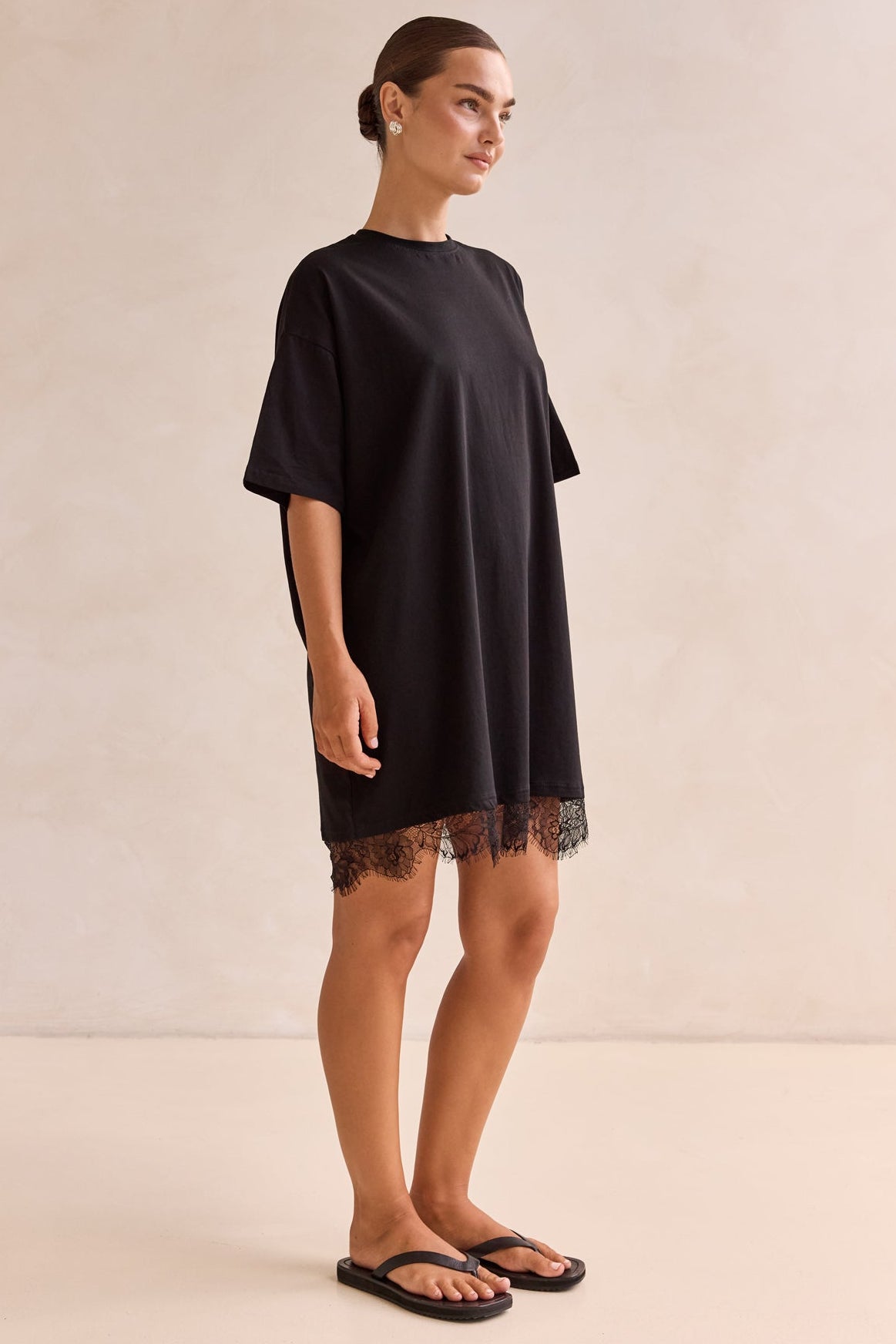 Edith Mini Dress (Black)