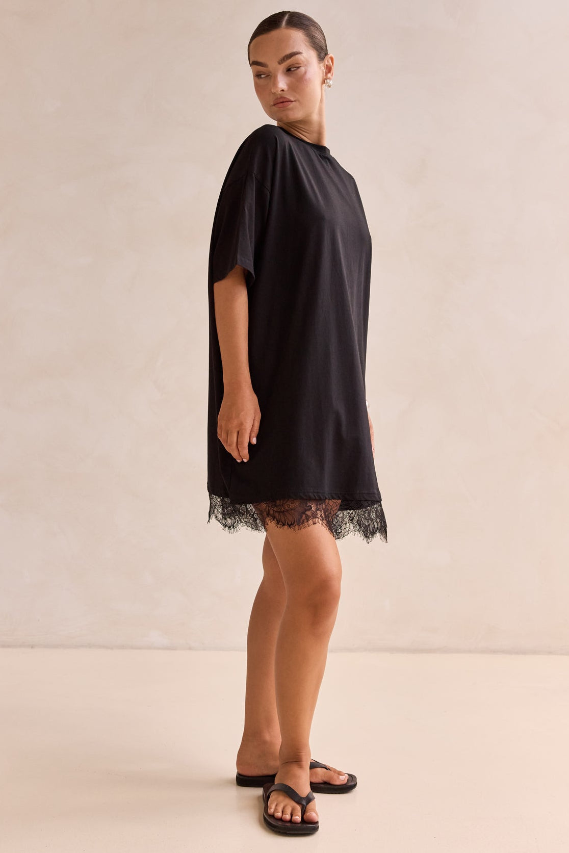 Edith Mini Dress (Black)