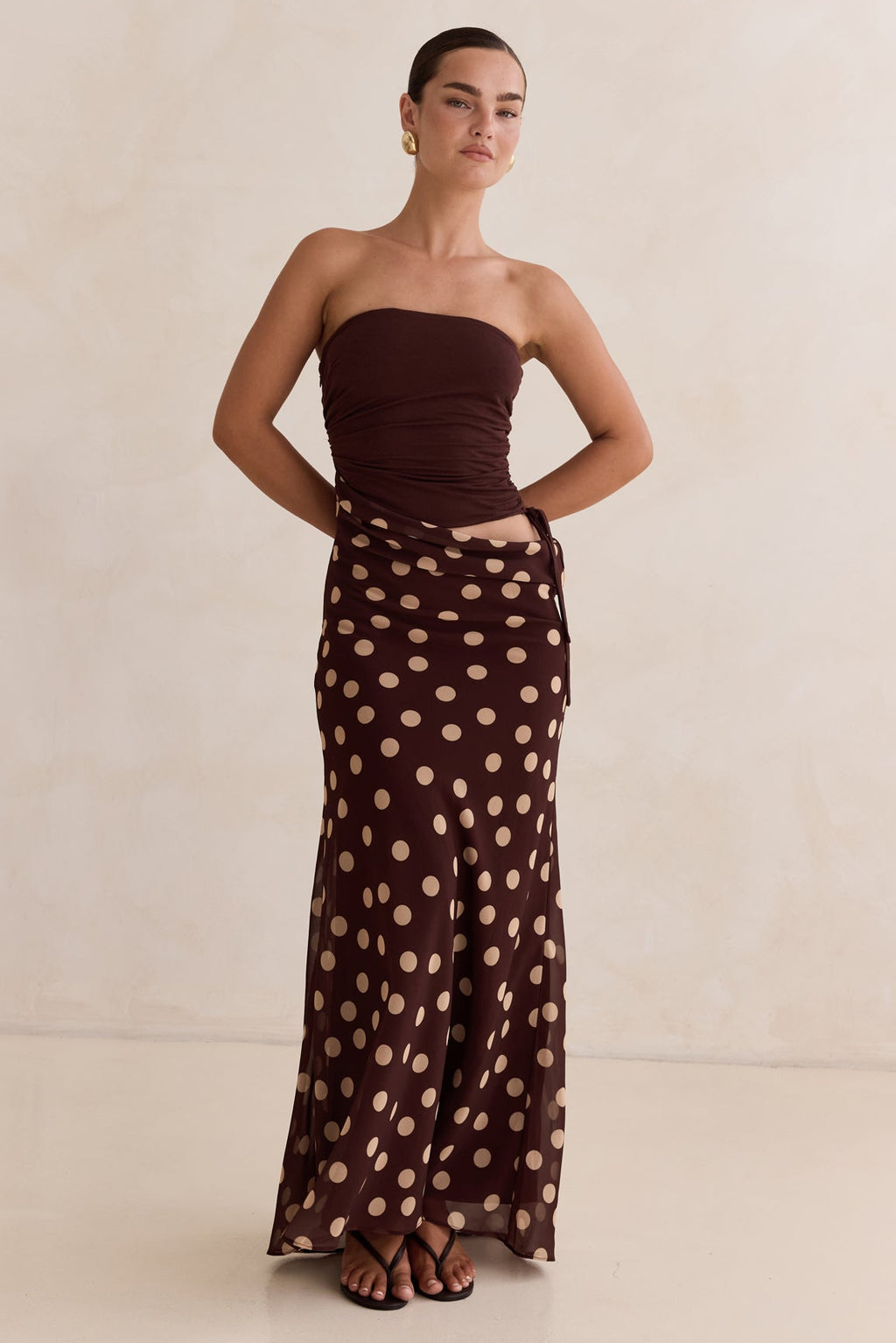Bailey Maxi Dress (Chocolate)