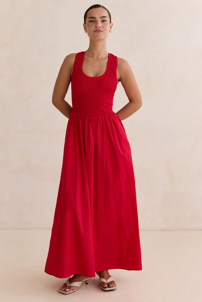 Soneva Maxi Dress (Red)