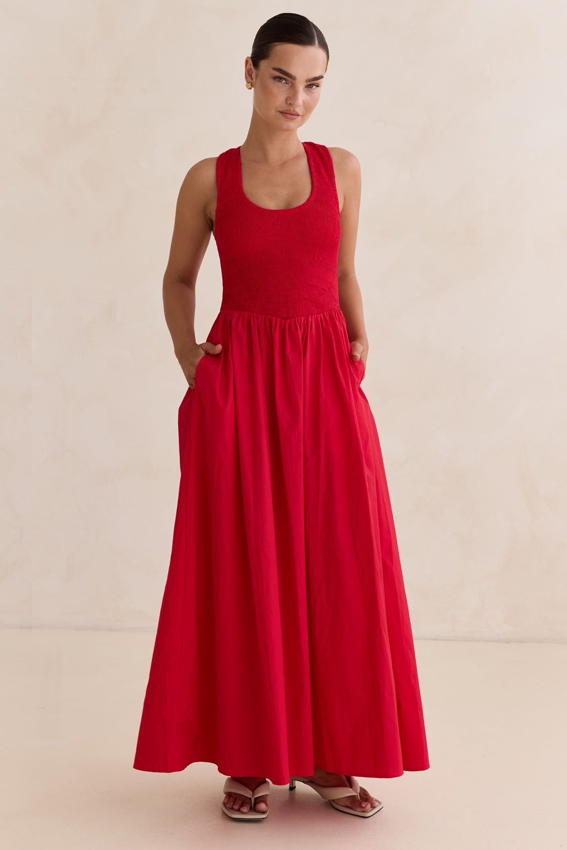Soneva Maxi Dress (Red)