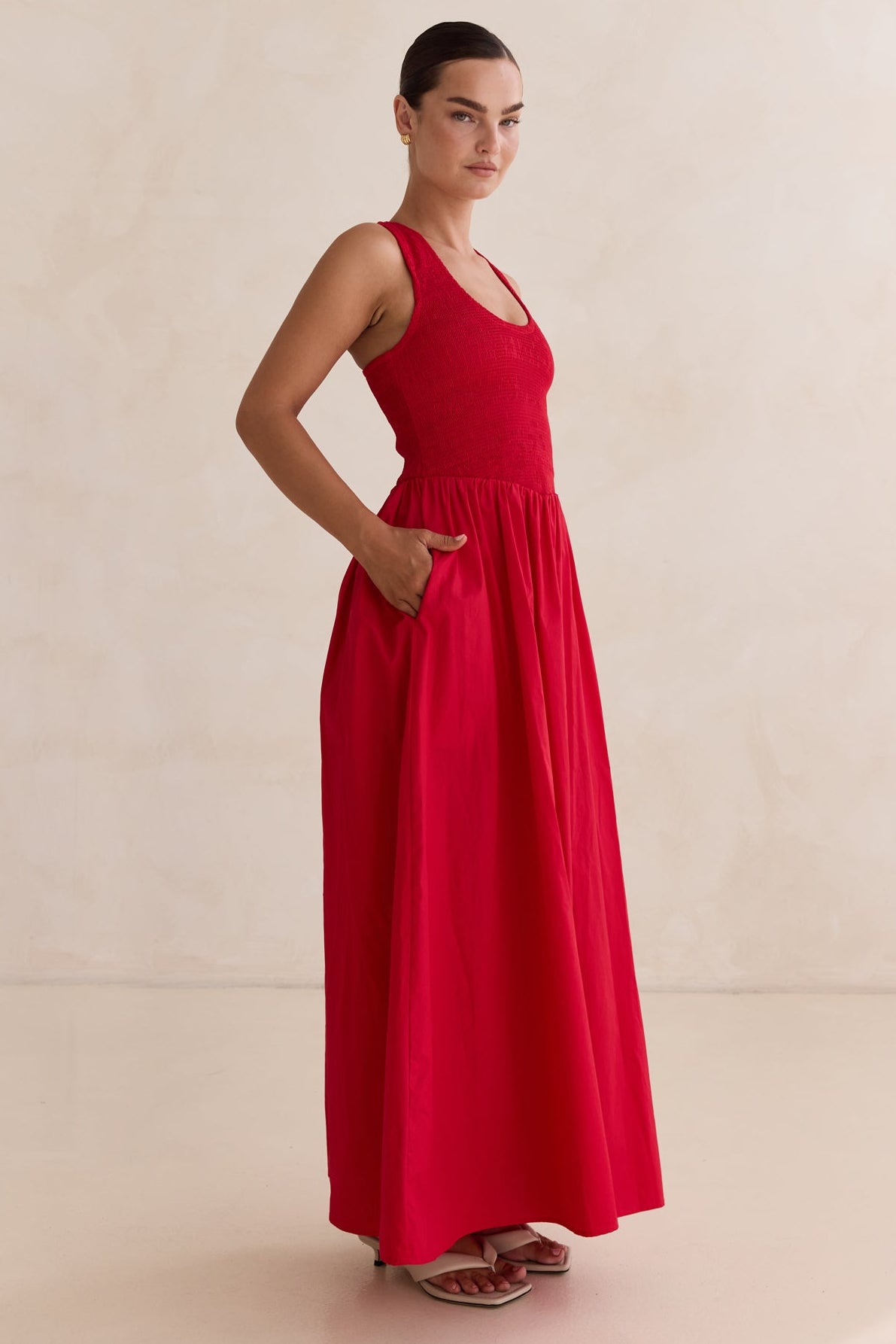Soneva Maxi Dress (Red)