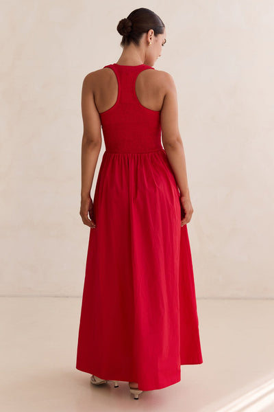 Soneva Maxi Dress (Red)