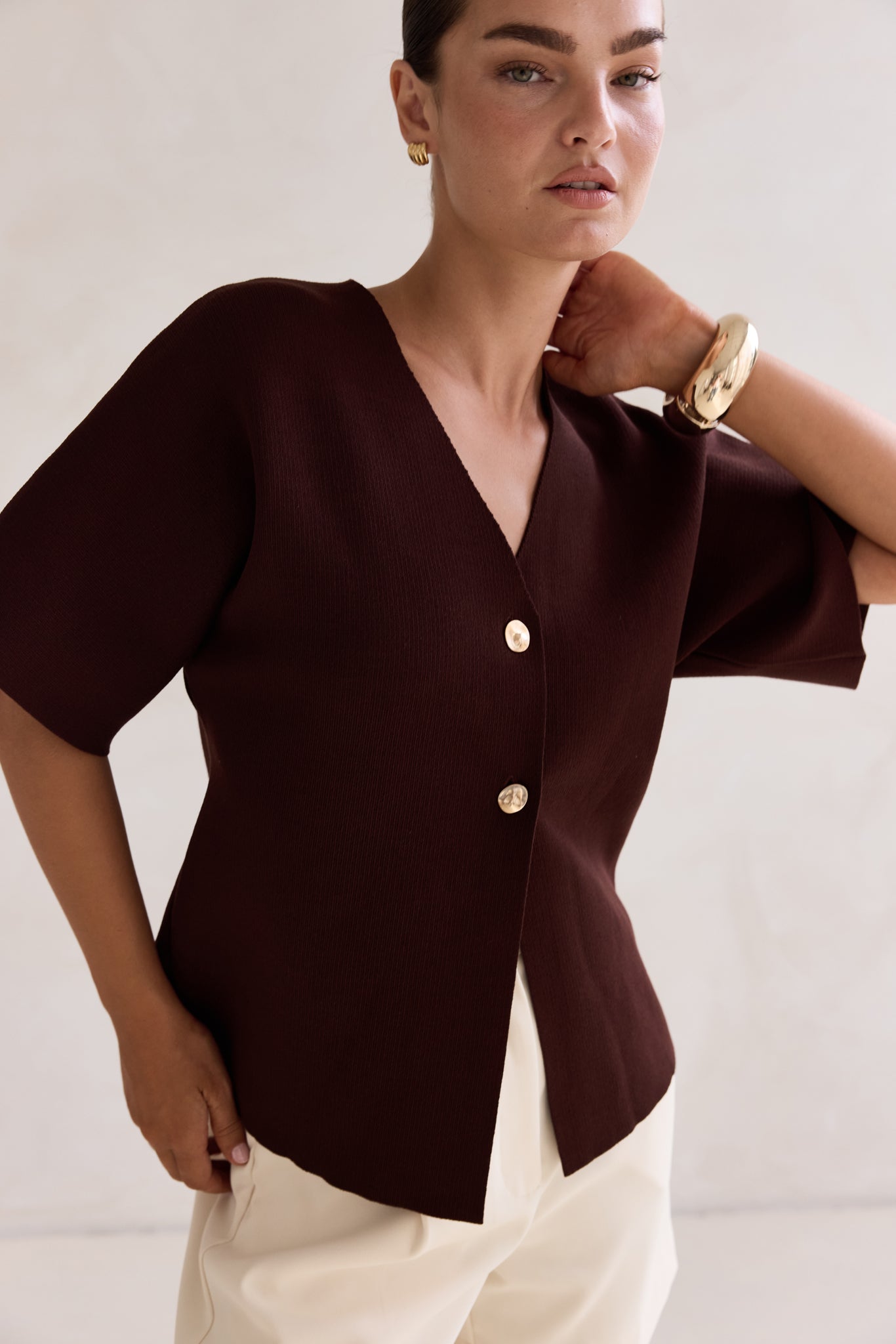 Blaine Top (Chocolate)