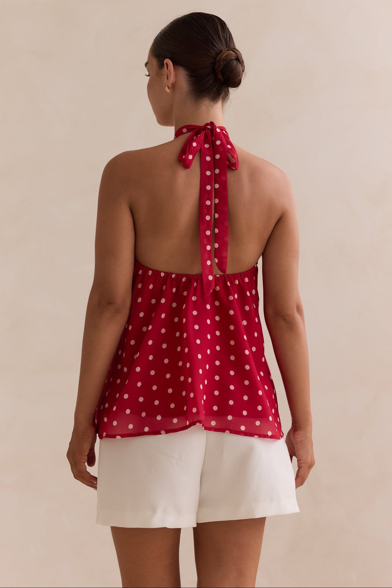 Gabbi Polka Top (Red)