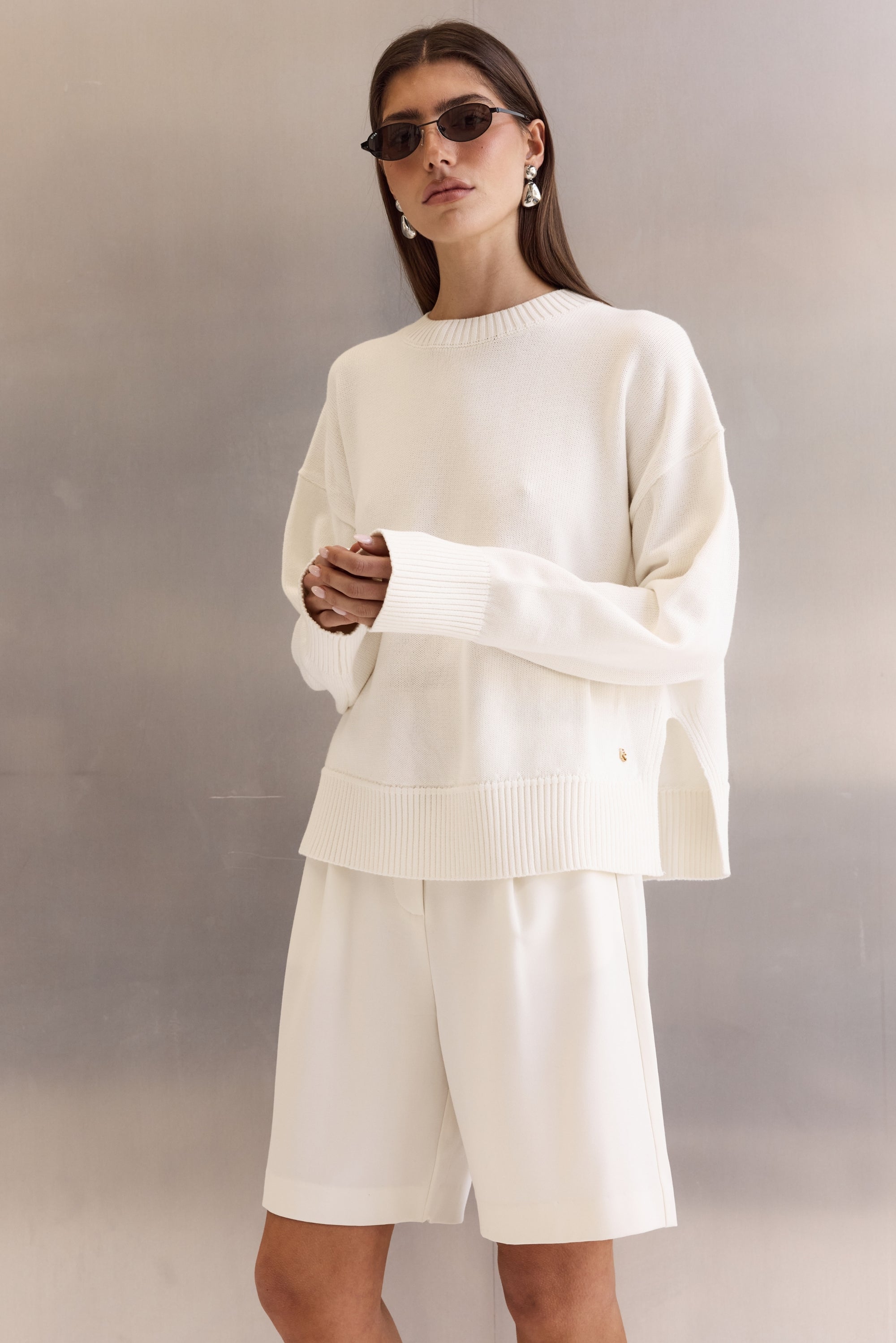 Emberley Knit Jumper (Cream)