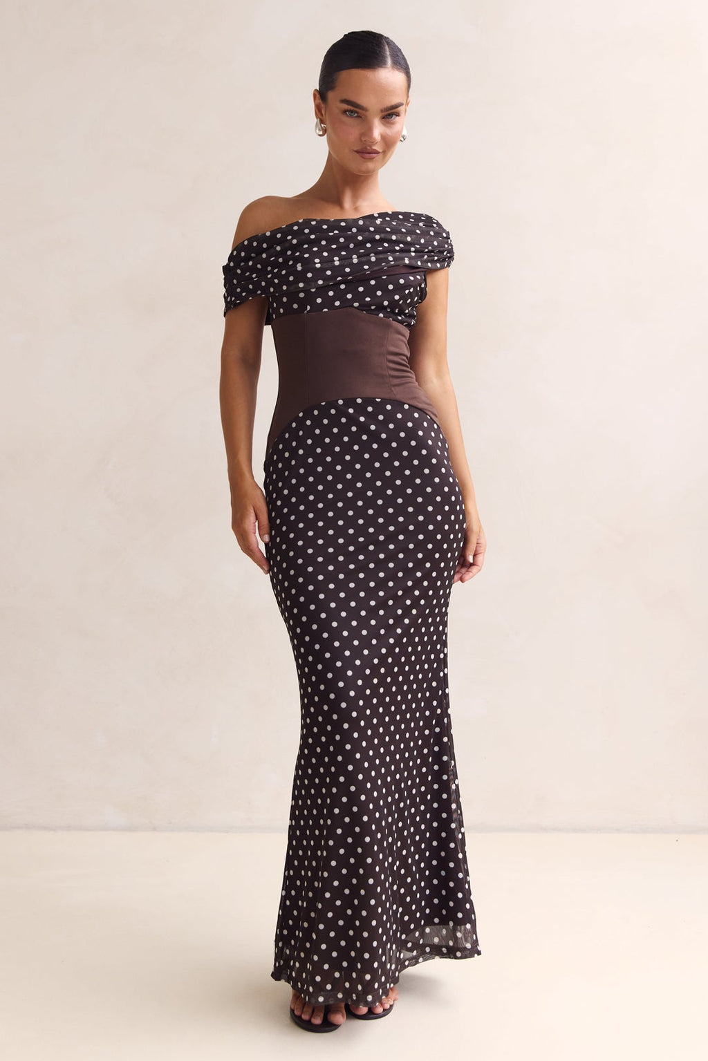 Rochelle Maxi Dress (Chocolate)