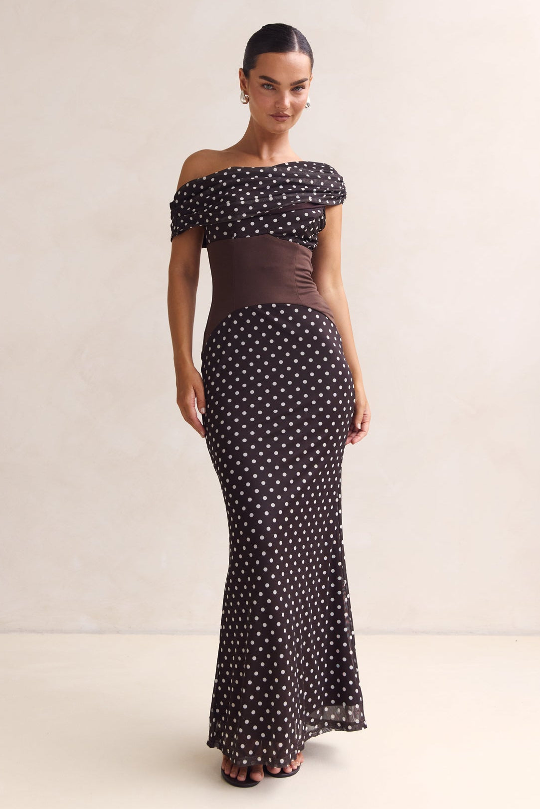 Rochelle Maxi Dress (Chocolate)