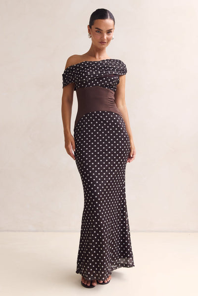 Rochelle Maxi Dress (Chocolate)