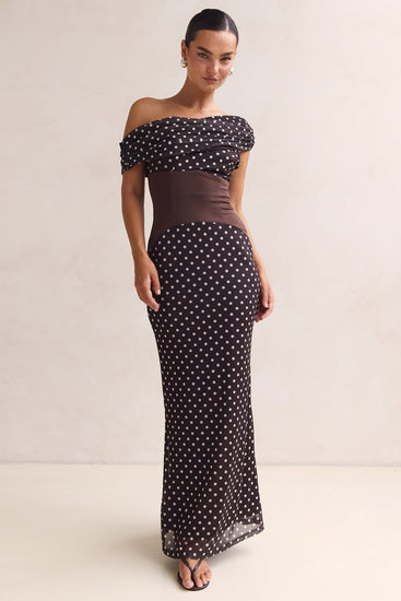 Rochelle Maxi Dress (Chocolate)