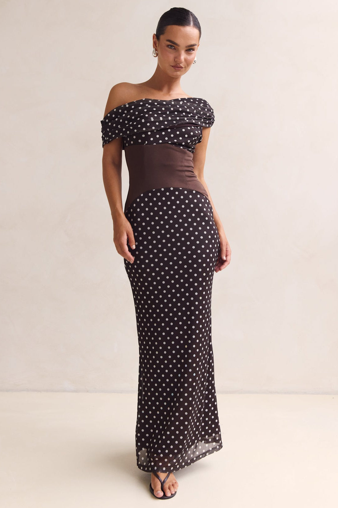 Rochelle Maxi Dress (Chocolate)