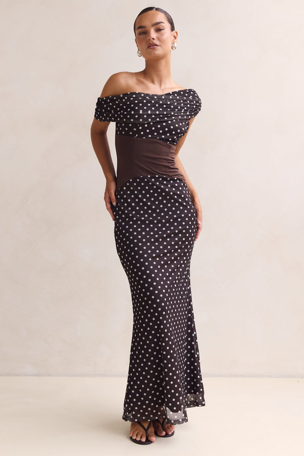 Rochelle Maxi Dress (Chocolate)