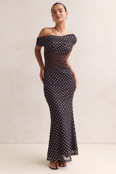 Rochelle Maxi Dress (Chocolate)