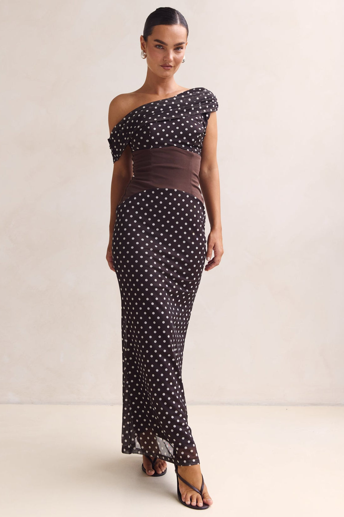 Rochelle Maxi Dress (Chocolate)