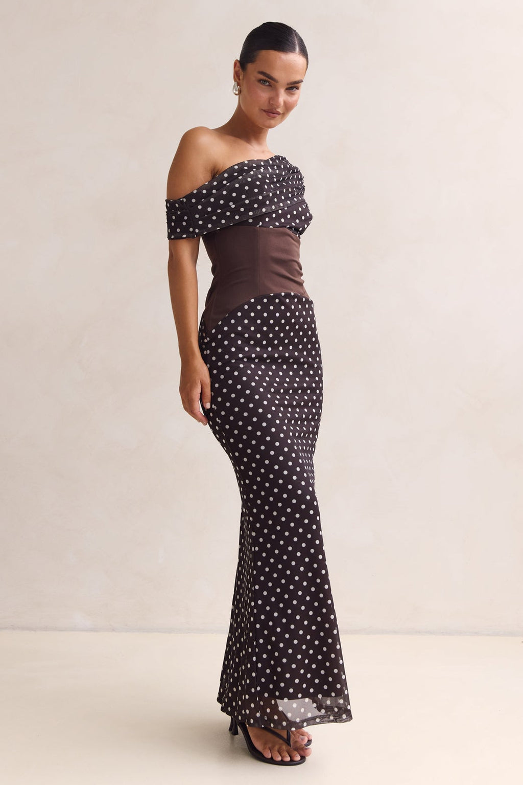 Rochelle Maxi Dress (Chocolate)