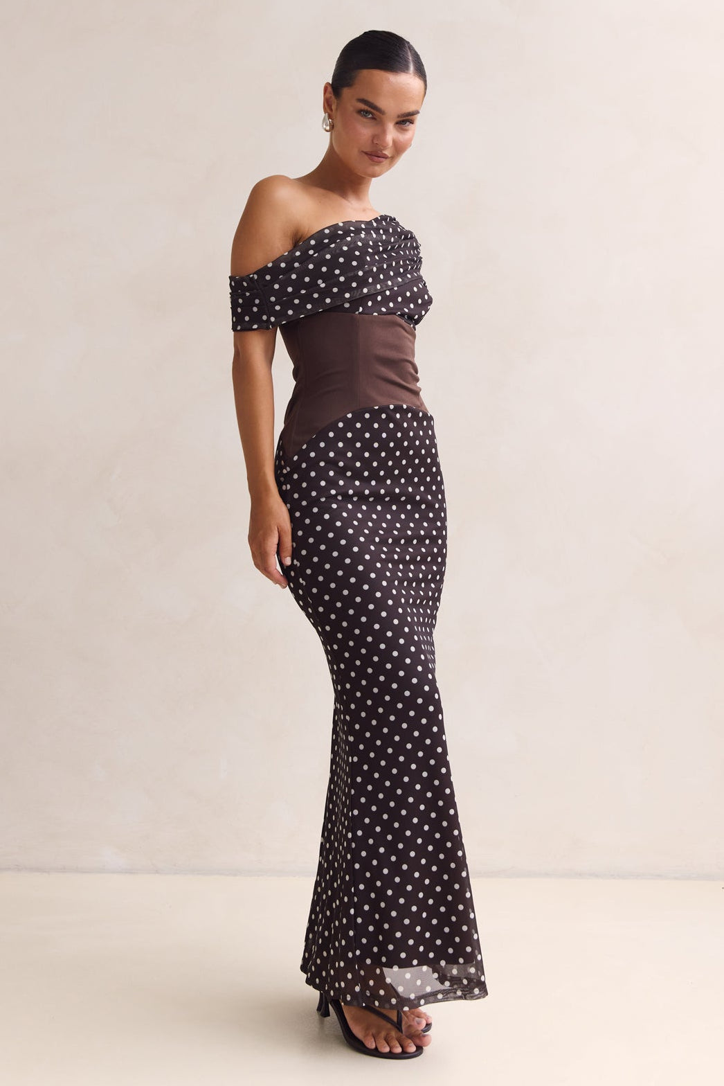 Rochelle Maxi Dress (Chocolate)