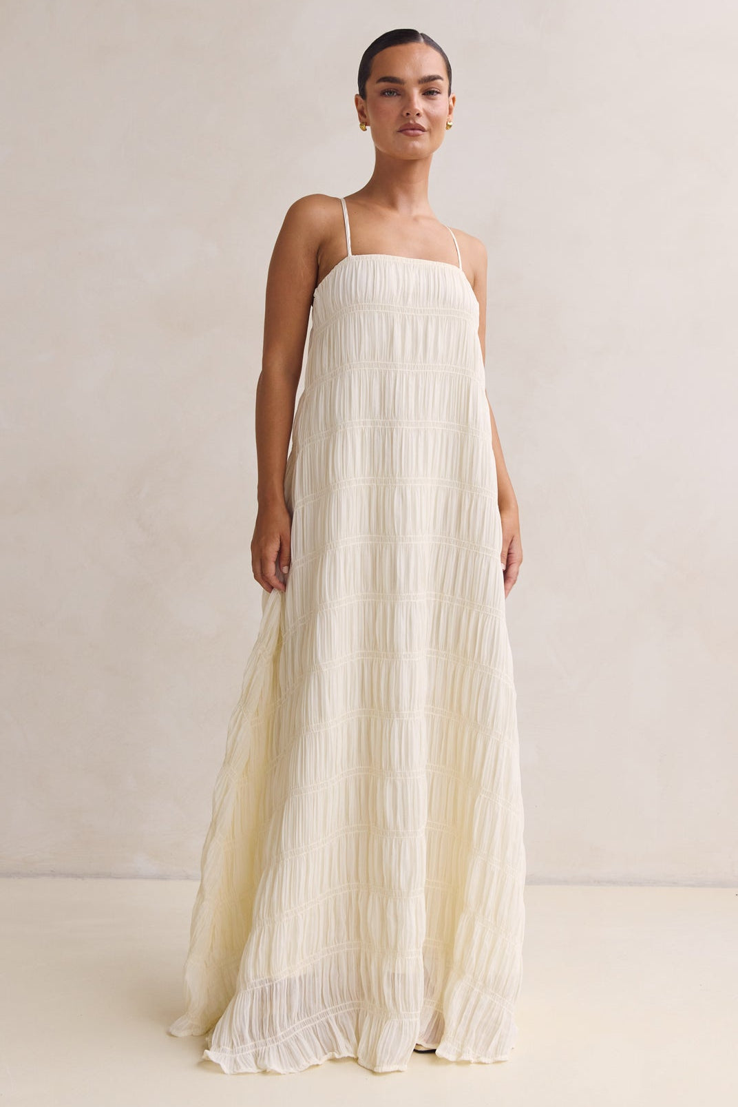 Alina Maxi Dress (Cream)