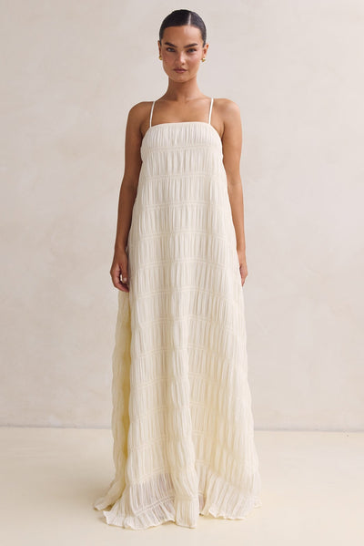 Alina Maxi Dress (Cream)