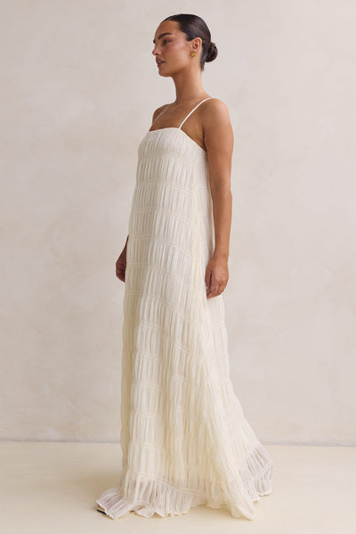 Alina Maxi Dress (Cream)