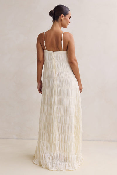 Alina Maxi Dress (Cream)