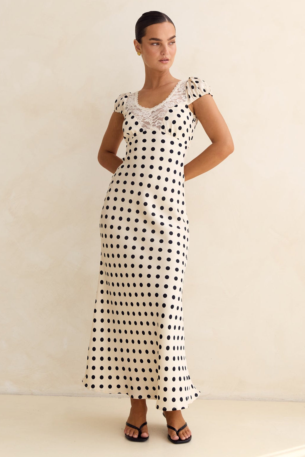 Jude Midi Dress (Cream)