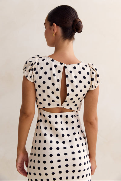 Jude Midi Dress (Cream)