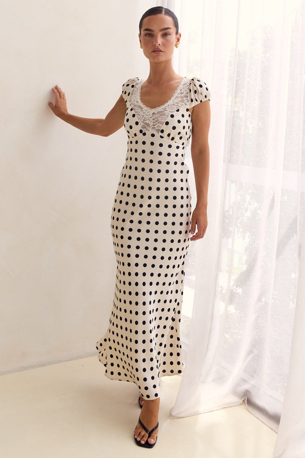 Jude Midi Dress (Cream)