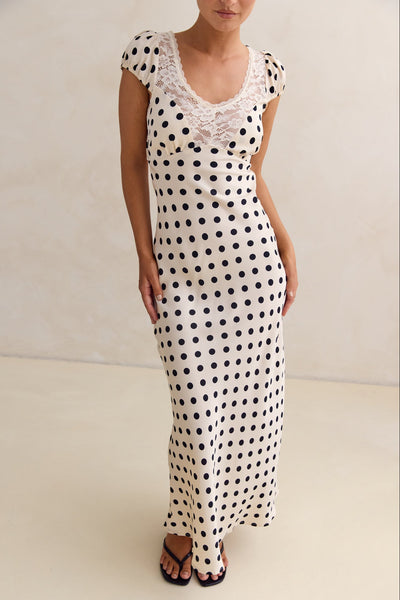 Jude Midi Dress (Cream)