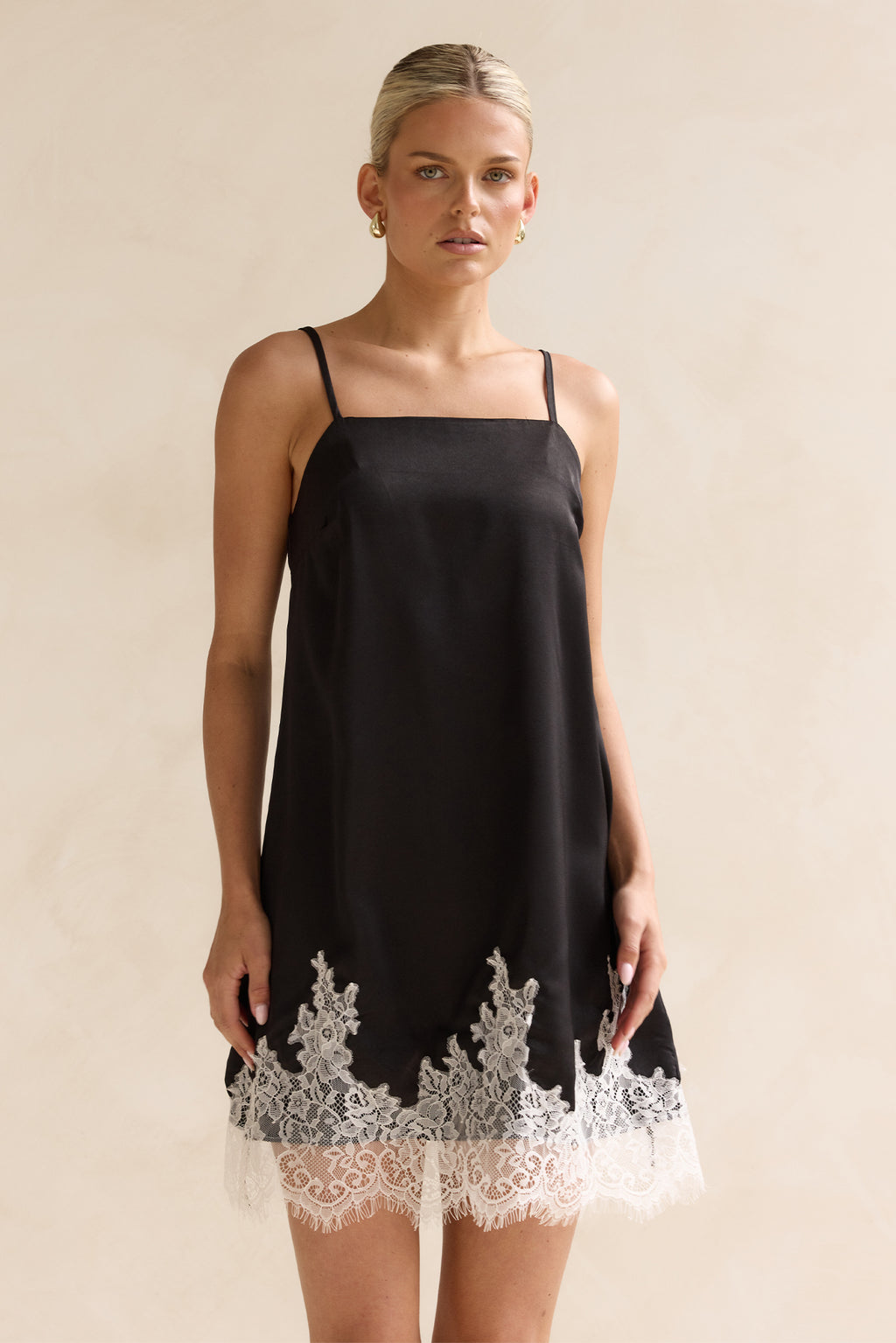 Melissa Mini Dress (Black)