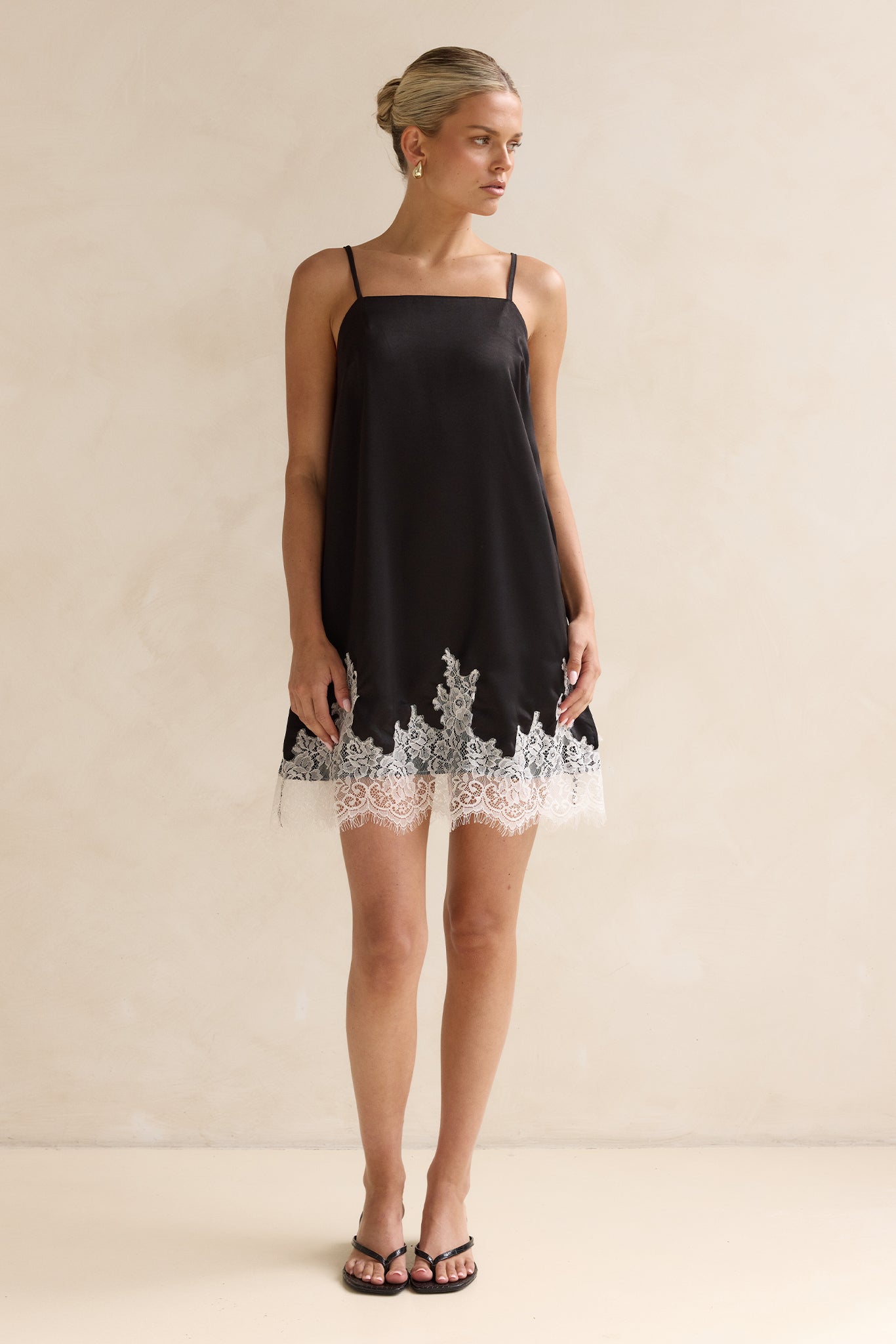 Melissa Mini Dress (Black)