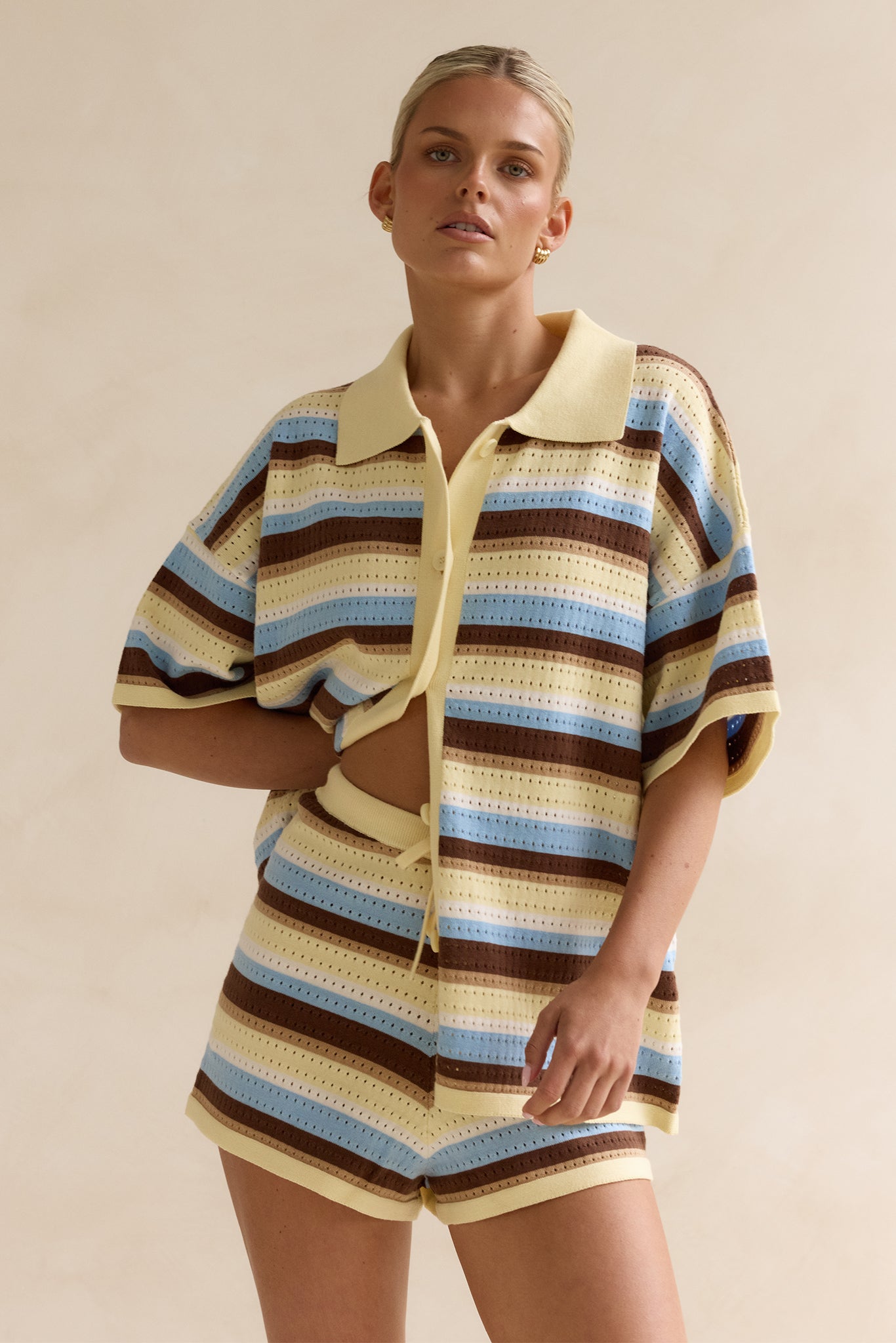 Harmony Knit Short (Mallorca Stripe)