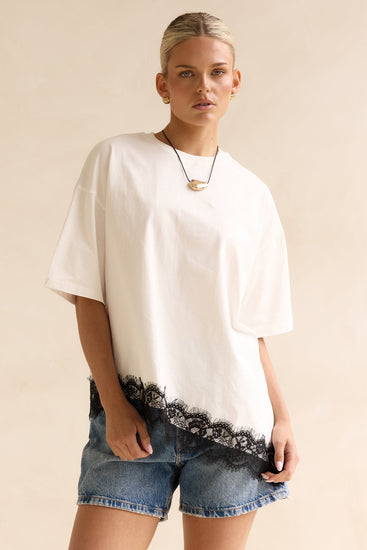 Nora Tee (White/Black)